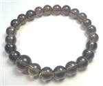 Smoky Quartz Crystal Beaded Bracelet - Wrist Mala - 6mm (2 Pack) - Kids' Wrists