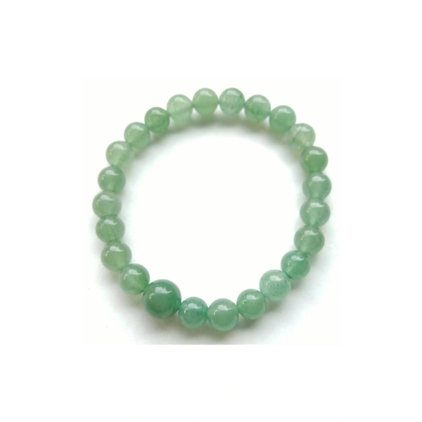 Large Size Green Aventurine Bracelet Wrist Mala 8mm (6 Pack)