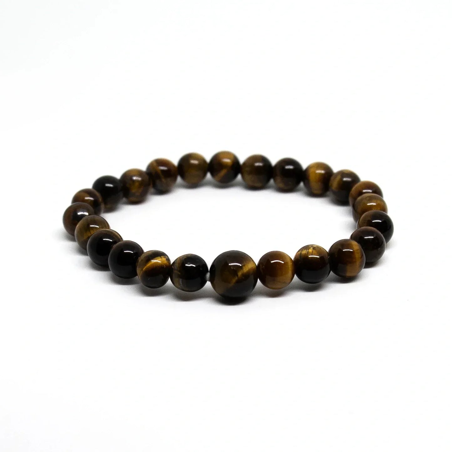 Tiger's Eye Beaded Bracelet - Wrist Mala - 4mm (6 Pack) - Kids' Wrists