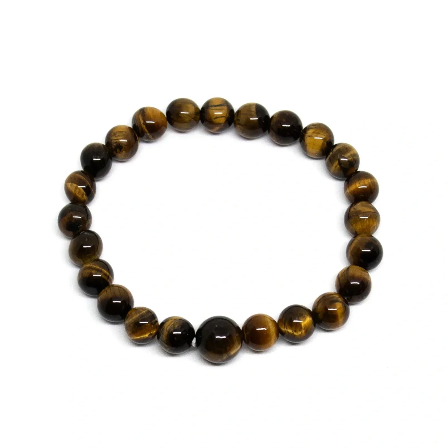 Tiger's Eye Beaded Bracelet - Wrist Mala - 4mm (6 Pack) - Small Kids' Wrists