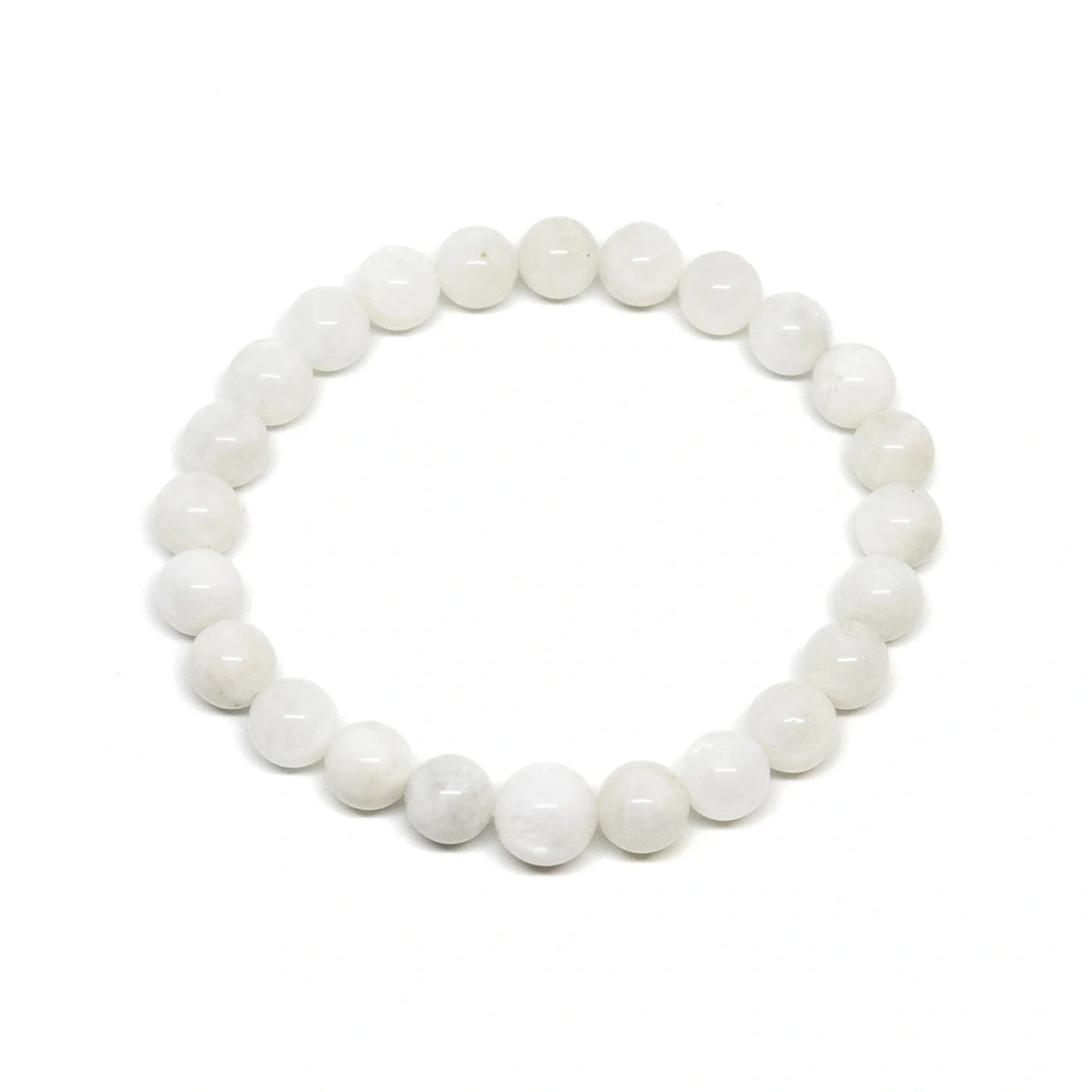 Moonstone Beaded Bracelet - Wrist - 10mm (1 Pack)