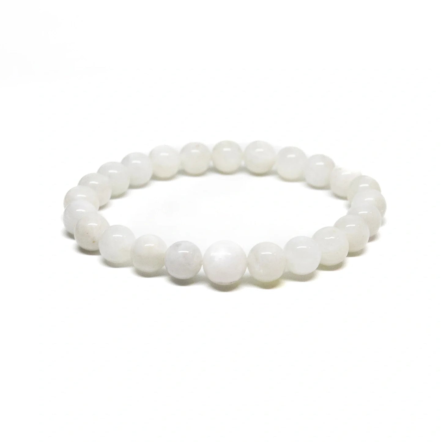 Moonstone Beaded Bracelet - Wrist - 10mm (1 Pack)