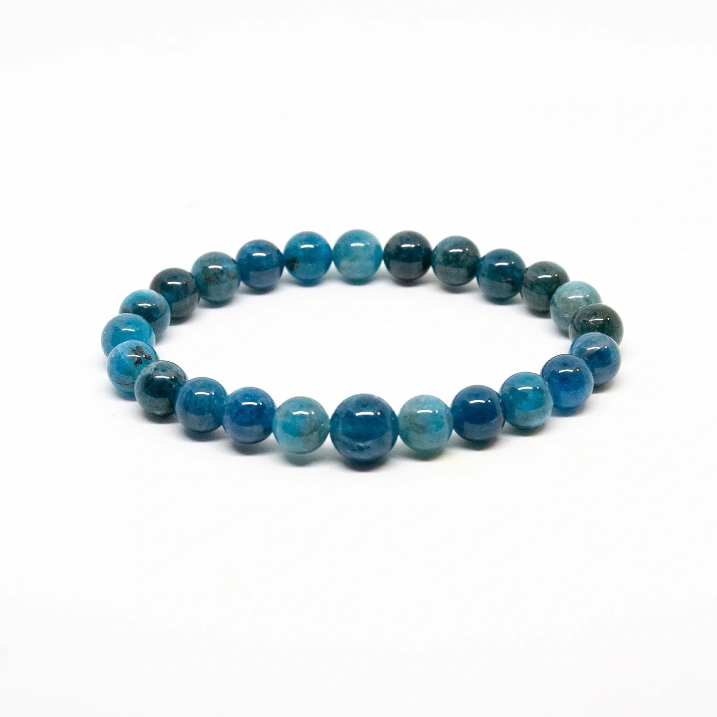 Apatite Beaded Bracelet - Wrist Mala - 10mm (1 Pack)