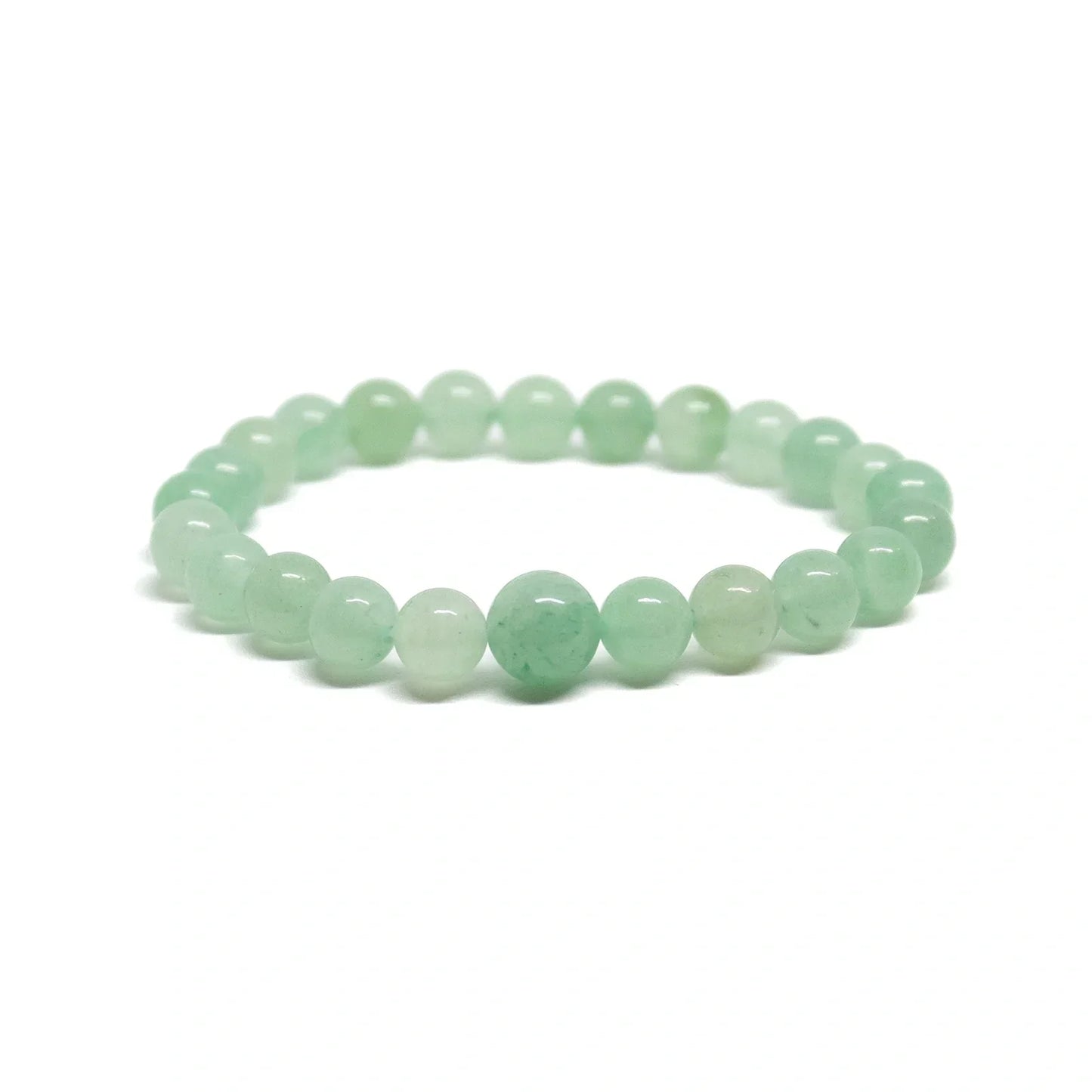 Green Aventurine Beaded Bracelet - Wrist Mala - 4mm (6 Pack) - Small Kids' Wrists