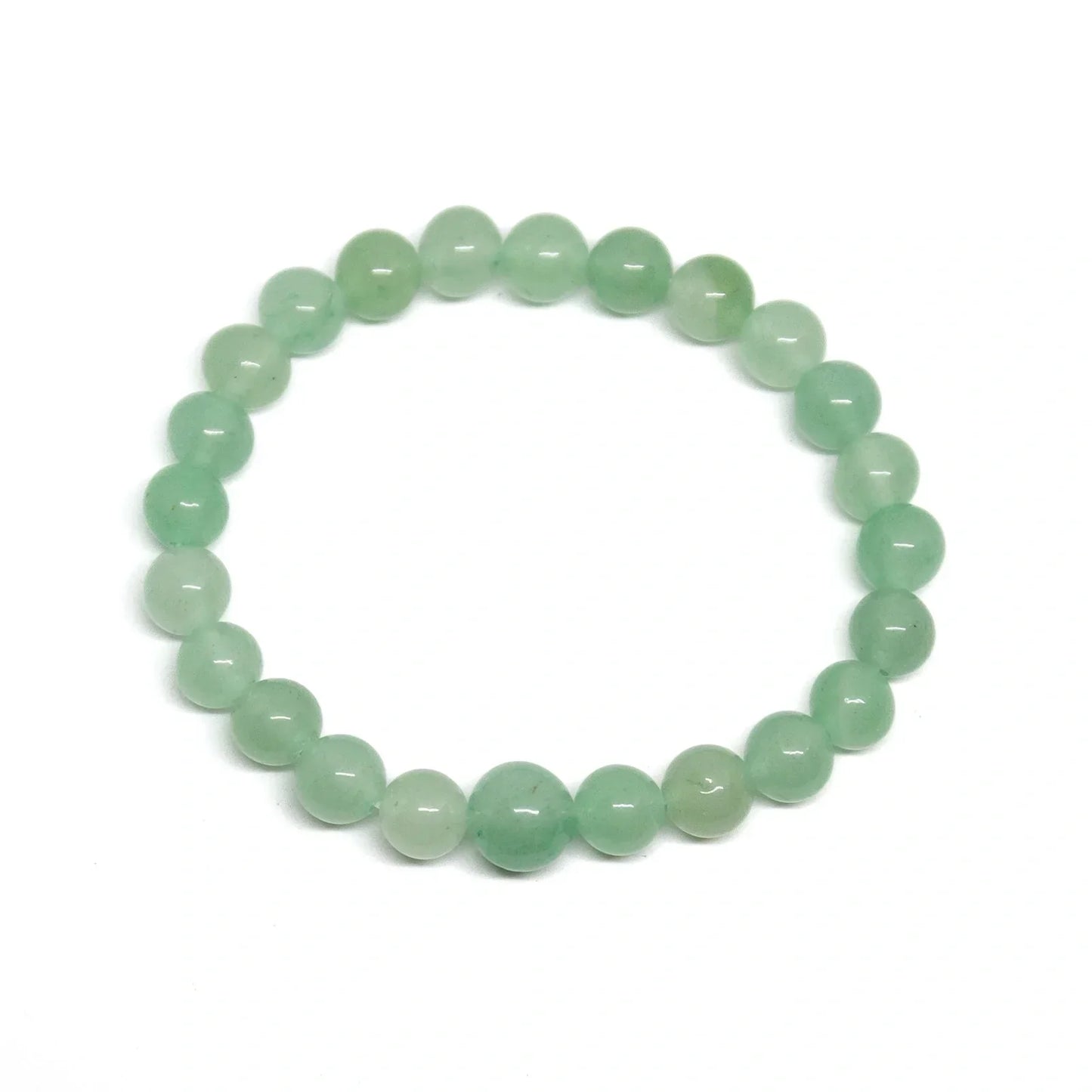 Green Aventurine Beaded Bracelet - Wrist Mala - 4mm (6 Pack) - Small Kids' Wrists