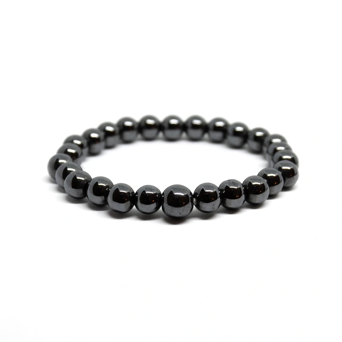 Hematite Beaded Bracelet - Wrist Mala - 4mm (10 Pack) - Small Wrists