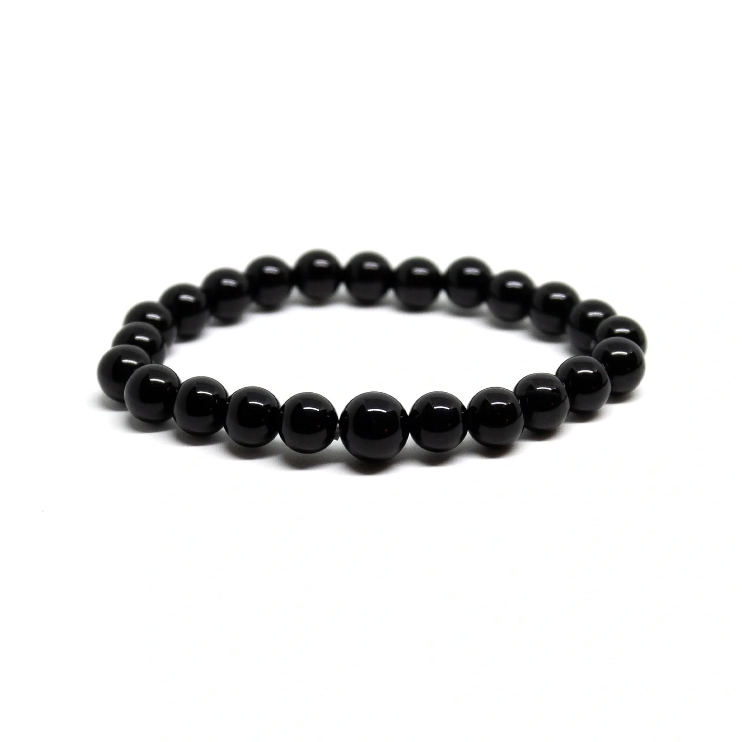 Black Tourmaline Beaded Bracelet - Wrist Mala 4mm (4 Pack) - Kids' Wrists