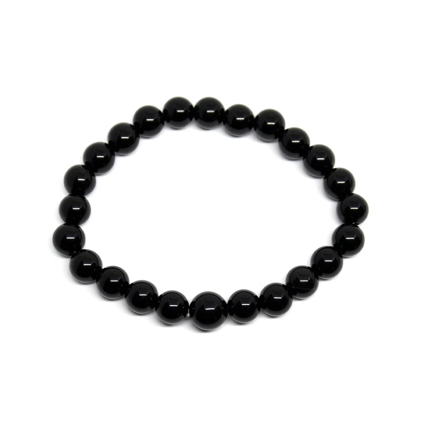 Black Tourmaline Beaded Bracelet - Wrist Mala 4mm (4 Pack) - Kids' Wrists