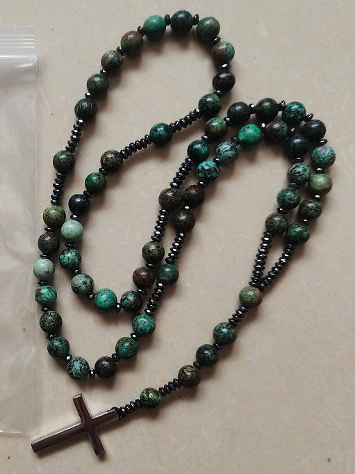 African Turquoise Rosary - Prayer Beads - 8mm (1 Pack)