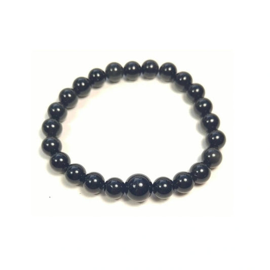 Large Size Obsidian Beaded Bracelet Wrist Mala 8mm (6 Pack)