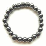 Hematite Beaded Bracelet - Wrist Mala - 4mm (10 Pack) - Small Wrists